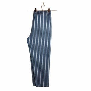Vintage North West Blue | Pull-On Striped Jeans